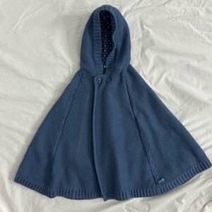 Nica Blue Hooded Cape for Kids